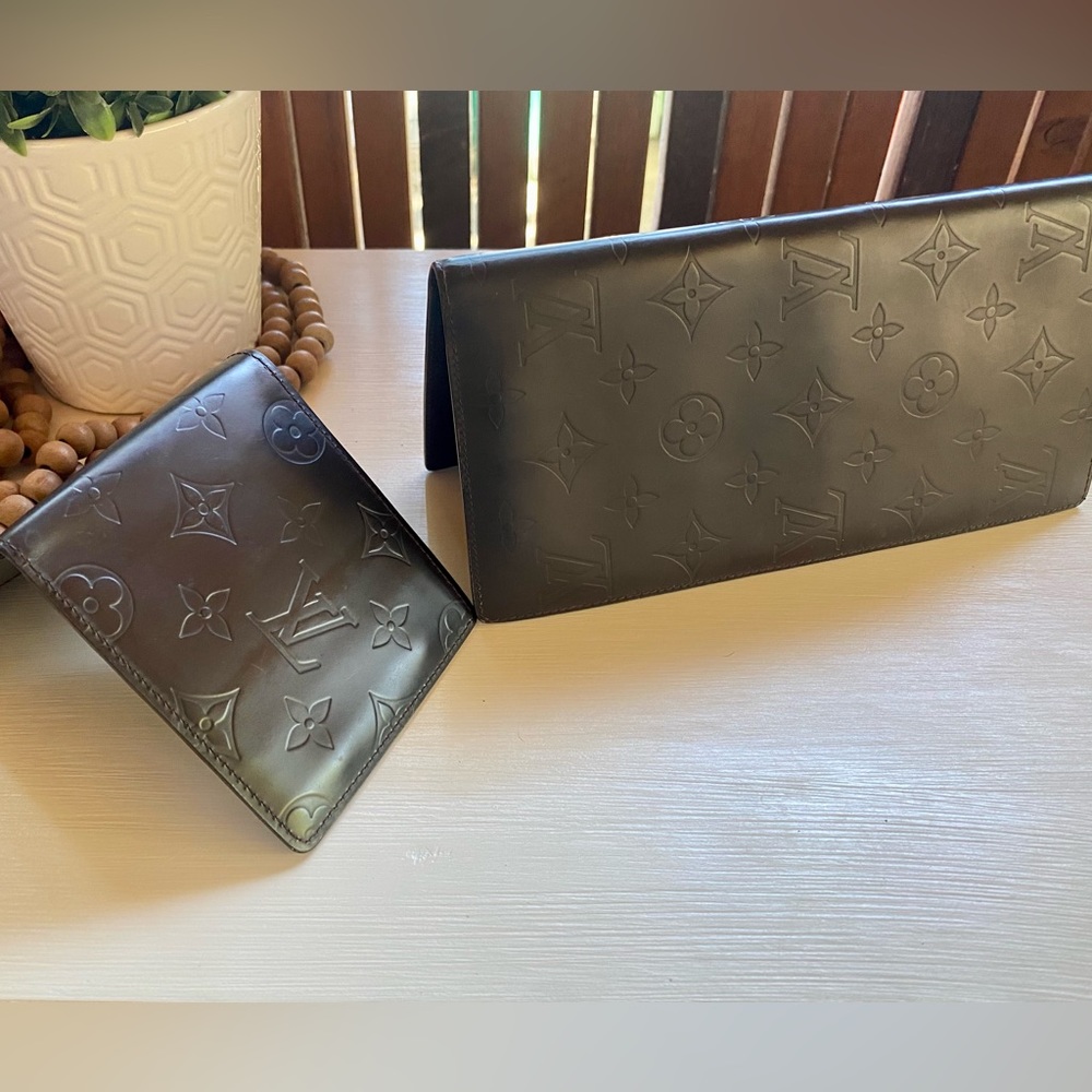 Louis Vuitton LV Long Wallet  Brown Monogram Matte